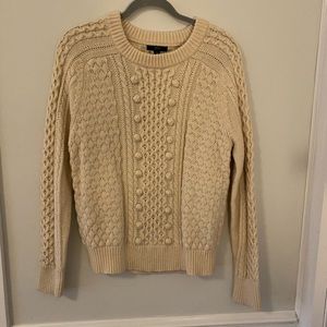 J crew fisherman’s sweater